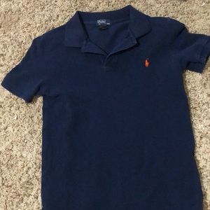 Navy polo shirt